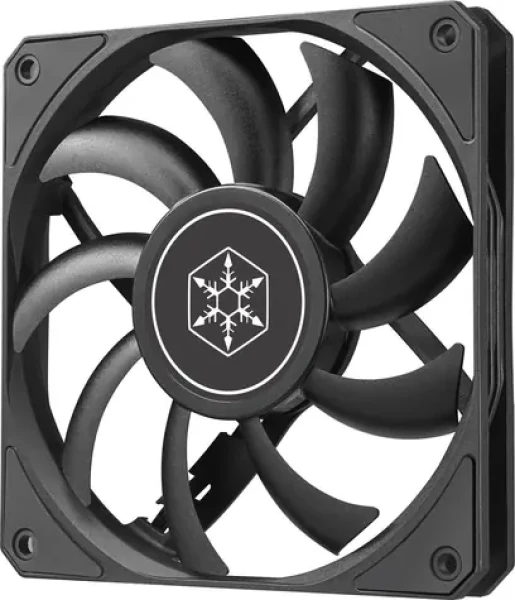 Silverstone SST-AS120B čierna/priehľadná / Ventilátor pre PC skriňa / 120 mm / PWM / 1800 ot./min (SST-AS120B)
