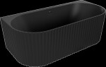 MEXEN - Sella voľne stojaca vaňa przyścienna reliéf 150 x 75, čierna mat 52711507571-SS