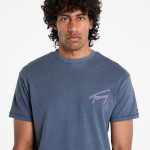 Tričko Tommy Jeans Relaxed Faded Graphic Tee Blue M