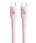 TB Touch Jelly USB-C - USB-C 60W kábel ružový / Dátový kábel / USB 2.0 / 1m (AKTBXKUCCZEL10P)