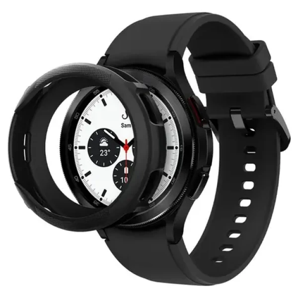 SPigen Rugged Armor ”PRO” kryt pre Galaxy Watch 4 Classic 46 mm Charocal šedá (ACS03140)