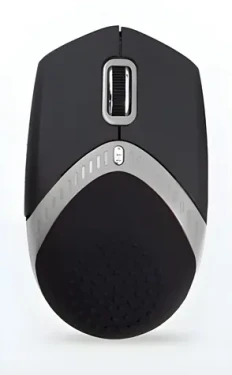 EXACTGAME AMEI AM-M101S čierno-strieborná / Ergonomická myš / Drôtová USB / Optická / 800/1600 DPI / 4 tlačidlá (AMEI AM-M101S)