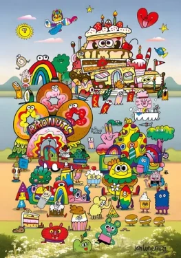 HEYE Puzzle Na výlete: Jon Burgerman