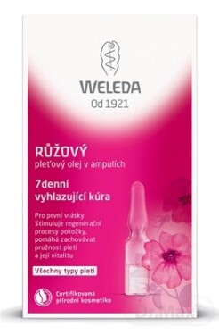 WELEDA Ružový pleťový olej v ampulkách 7 x 0,8 ml