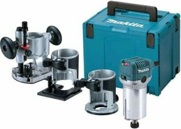 Makita RT0702CX2J / Kombinovaná frézka s príslušenstvom / 710W / Makpac (RT0702CX2J)