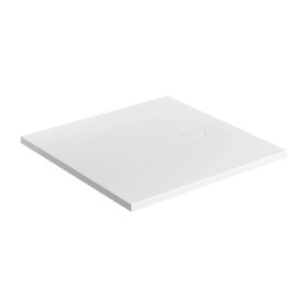 OMNIRES - Sprchová vanička AQUAROCK kompozit, protišmyková, štvorcová 80 x 80 cm, biela mat AQUAROCK80-KBM