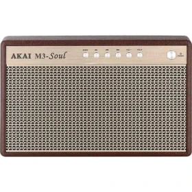 AKAI M3 SOUL hnedá / Bezdrôtový reproduktor / Bluetooth / 20W / 2x USB / AUX (4905192533540)