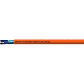 Helukabel 11016430 nástrojový kábel HELUDATA® EN50288-7 FIRE RES OS 500 1 x 2 x 1.50 mm² oranžová 100 m; 11016430