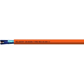 HELU 11016557 nástrojový kábel HELUDATA® EN50288-7 FIRE RES OS 500 2 x 2 x 1.5 mm² oranžová 100 m; 11016557