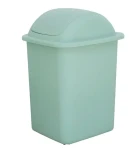 BELLI E FORTI Odpadkový kôš FLIP zelený / výklopné veko / plast / 18 l / výška 39 cm