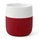 Royal Copenhagen Porcelánový hrnček Fluted Contrast Crimson 350 ml