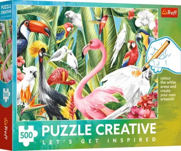 Trefl Puzzle Creative Paradajkové vtáky