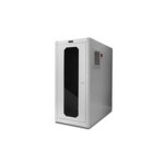 Digitus PC case with leveling feet, 670x300x650 mm, lockable metal front dvere w glass, fan color grey (RAL 7035) (DN-CC 9002)