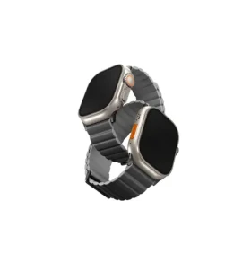 UNIQ Revix Premium Edition Reversible Magnetic remienok pre Apple Watch 49 45 44 42 mm - CHARCOAL (sivá) (8886463684283)
