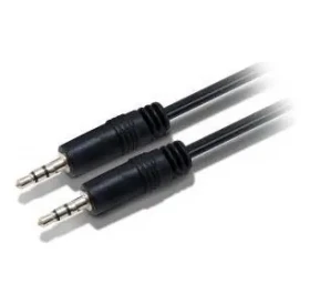 Equip Jack 3,5mm 2,5m čierna / Audio kábel / Jack 3,5mm - Jack 3,5mm / Poniklované konektory (14708107)