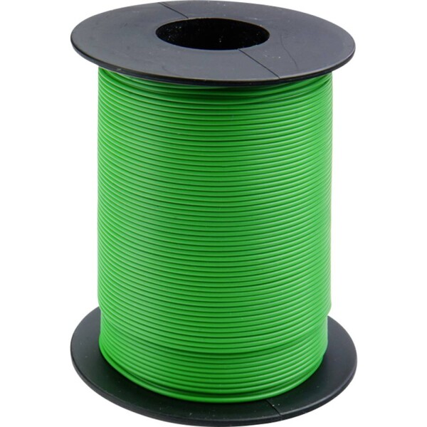 Donau Elektronik 105-4-100 spojovací drôt, 1 x 0.20 mm², zelená, 100 m; 105-4-100
