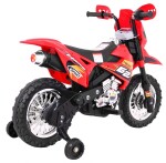 Mamido Detská elektrická motorka Cross Force červená