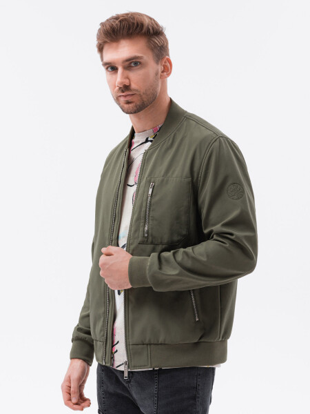 Pánska bunda Ombre Jacket C513 Olive L