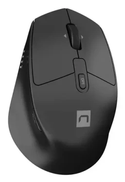 Natec KITE čierna / Bezdrôtová myš / Kancelárska / Pre pravákov / Blue Sense / 4000 DPI / USB + Bluetooth (NMY-2347)