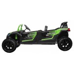 Mamido Elektrické autíčko Buggy ATV RACING UTV2000 štvormiestne zelené