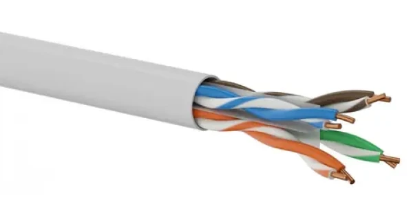 UTP kábel Cat6 305m LSOH sivý / Sieťový kábel / drôt / U/UTP / AWG24 (KIU6LSOH305D)