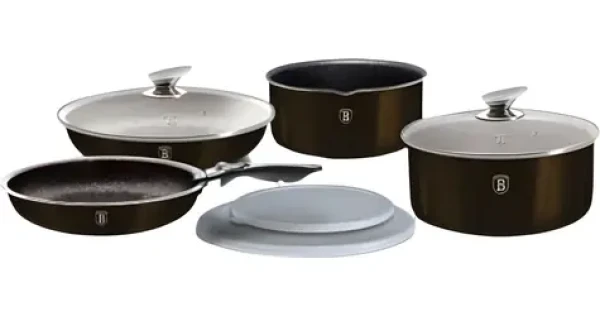 BERLINGERHAUS Click Cook Shiny Black BH-7041 / Sada hrncov / 9 dielov (twm_983192)
