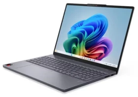 Lenovo IdeaPad Slim 3 15Q8X10 sivá / Notebook / 15,3" WUXGA / Snapdragon X / 8GB / 256GB SSD / W11H (83N3008UCK)