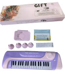 Mamido Mamido Detské elektrické klávesy 37 kláves ružovo-fialové