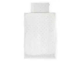 Childhome Detské obliečky 2-dielne Jersey Gold Dots / postieľky 120x60 cm aj 140x70 cm (CCDCJGD)