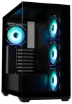 Bitfenix CETO Cube čierna / PC skriňa / ATX / 4X 120mm ARGB / 2x USB 3.0 + USB-C / bez zdroja / tvrdené sklo (BFC-CET-300-KKGSK-4A)