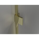 MEXEN/S - Lunar L Sprchová zástena WALK-IN ľavá 60 x 200, transparent 8 mm, zlato 830L-060-000-50-00-L