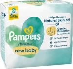 Pampers Harmónia New Baby Plastic Free Vlhčené obrúsky 184 ks (4 x 46 ks) (8006540815762)