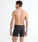 SLG BASE - Pánske ultra mäkké šortky z organickej bavlny (2 ks) Sloggi BLACK COMBINATION XL