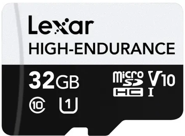 Lexar High-Endurance microSDHC 32 GB / UHS-I V10 / U1 / Class 10 / rýchlosť čítania 100MBs / zápis 30MBs (LMSHGED032G-BCNNG)