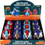 TEDDIES Skladacie vajíčko Dinosaurus a robot
