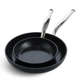 GreenPan Sada 2 nepriľnavých keramických panvíc Barcelona Pre 20 cm + 28 cm čierna (CC005335-001)