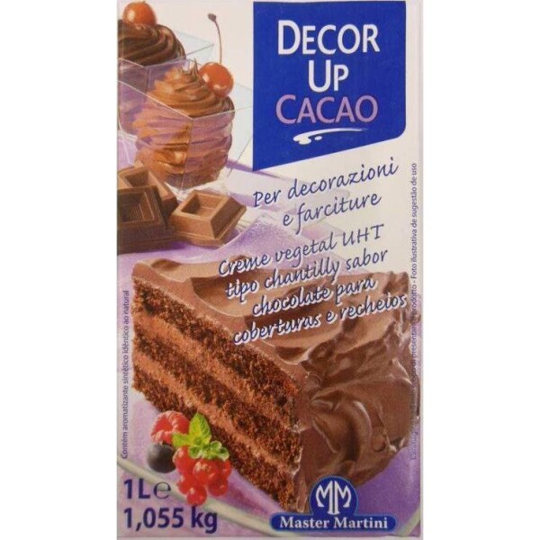 Pařížska šľahačka Decor Up Kakao 17 % (1 l) - Master Martini