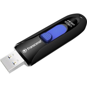 Transcend JetFlash® 790 USB flash disk 128 GB čierna, modrá TS128GJF790K USB 3.2 Gen 2 (USB 3.1); TS128GJF790K