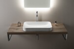 ISVEA - SOTT AQUA Keramické umývadlo 60x38cm, biela 10SQ50060