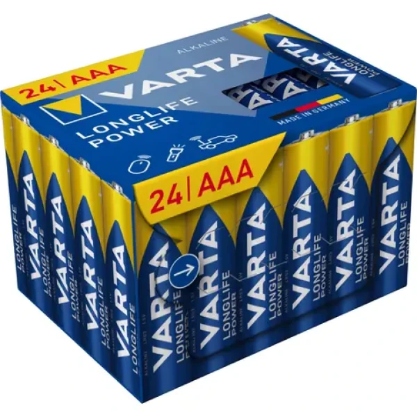 Varta Longlife Batéria AAA 24ks / 1.5V / alkalická / v boxe (197684)