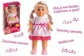 Teddies Bábika Natálka chodiaca a spievajúca 42 cm