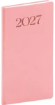 NOTIQUE Biella 2027 ružový / Vreckový diár / 9 x 15,5 cm
