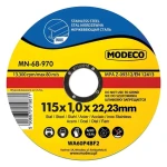 Modeco MN-68-971 / Rezný kotúč plochý tenký / 125 mm / nerezová oceľ / 25 ks (MN-68-971)