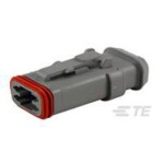 TE Connectivity zásuvkové púzdro na kábel DT Počet pólov 4 DT06-4S-CE04 1 ks; DT06-4S-CE04