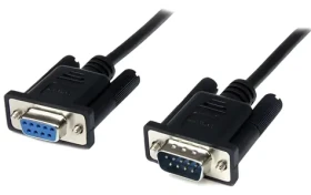 StarTech nullmodem kábel DB9-DB9 čierna / Sériový kábel / 1 m (SCNM9FM1MBK)