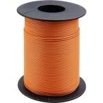 Donau Elektronik 119-17 opletenie / lanko, 1 x 0.14 mm², oranžová, 100 m; 119-17
