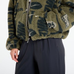 Bunda Nike Sportswear Women's High-Pile Fleece Jacket Medium Olive/ Medium Olive/ Sail XL