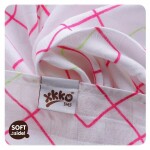 XKKO BMB Bambusová osuška Magenta Squares, 90x100, (1ks)