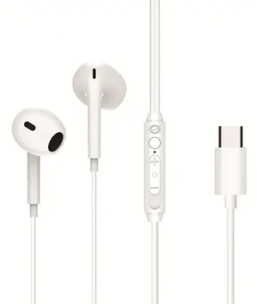 Conceptronic USB-C slúchadlá do uší biela / Slúchadlá / S mikrofónom / 16 Ohm / 1,2 m (BRENDAN02W)