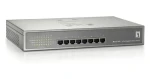 LevelOne GEP-0821 / Switch / 8x Gigabit PoE+ / 123 W / Rack 19" / Unmanaged (GEP-0821)